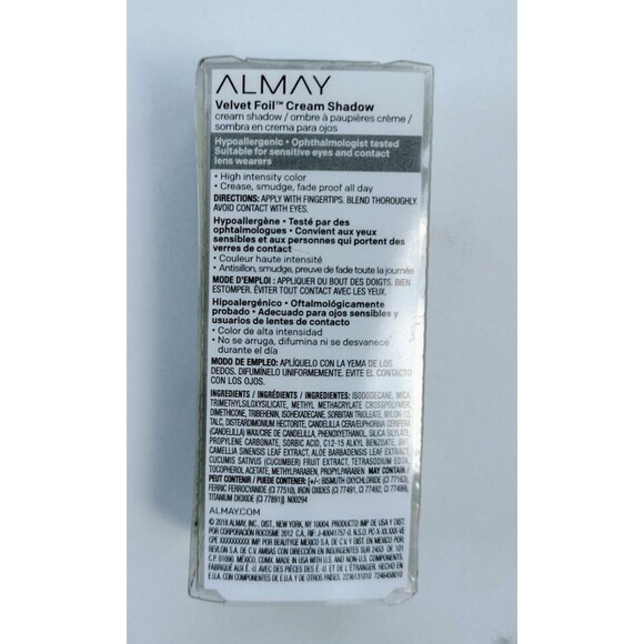 Almay Cream Shadow End Game Intense Color Makeup Eyeshadow Velvet Foil Bold Look - Picture 10 of 12